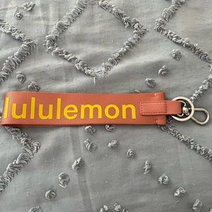 Lululemon never lost key chain